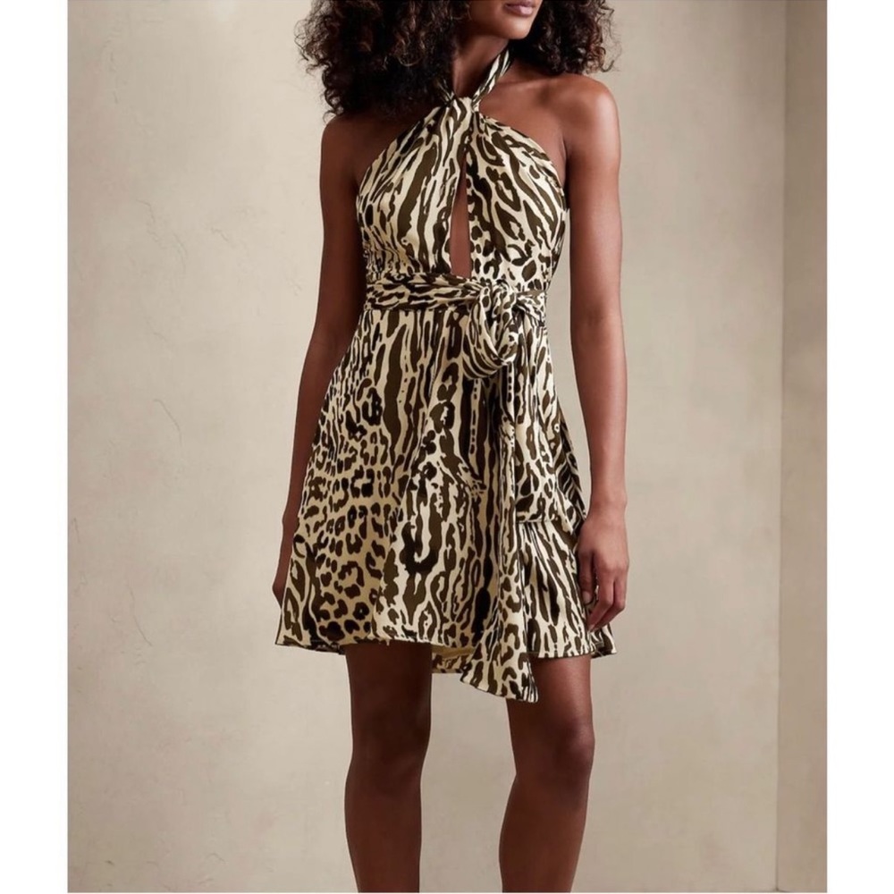 Stunning Banana Republic Silky mini dress